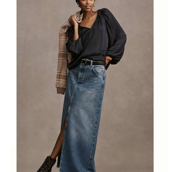 VELVET BY GRAHAM & SPENCER NORIA LONG-SLEEVE BLOUSE - Picture 2 of 9